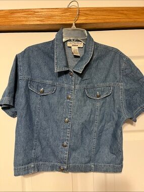 Clementine Short Sleeve Denim Shirt